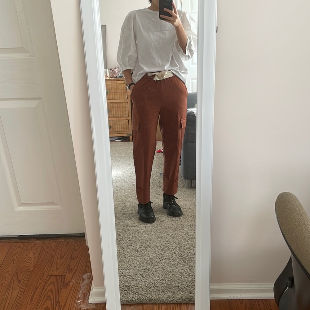 Zara Brown Cargo Pants